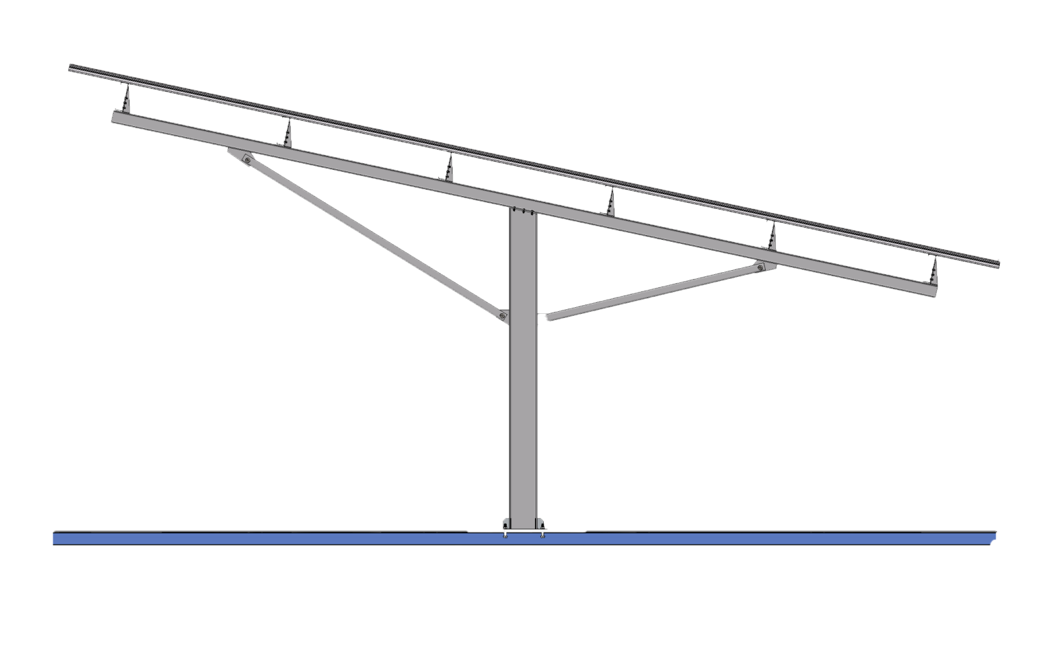 BDG charpente métallique solaire ombrières