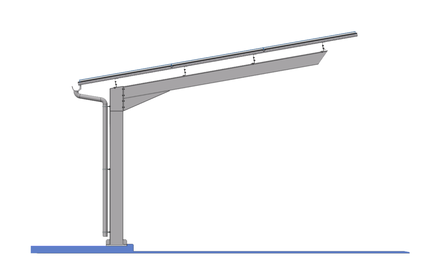 BDG charpente métallique plans ombrières adiwatt
